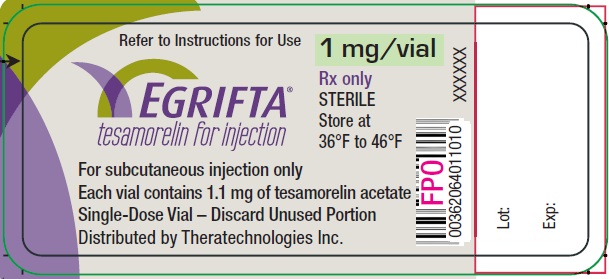 Principal Display Panel - 1 mg Vial Label
