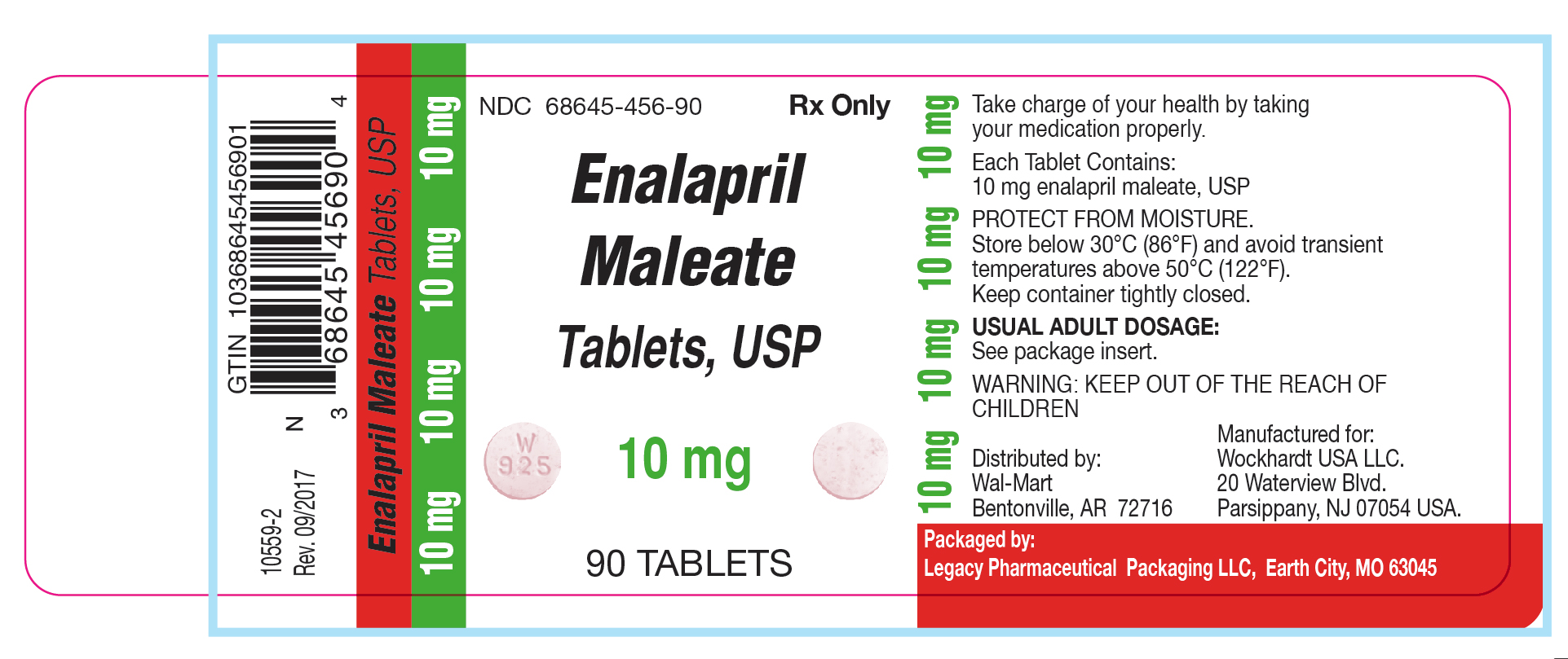 Enalapril Maleate Tablets USP 10mg
