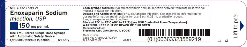 Principal Display Panel - 150 mg per mL Syringe Blister
