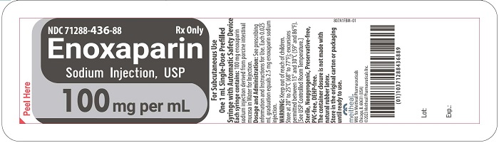 Principal Display Panel – Enoxaparin Sodium Injection, USP 100 mg Blister Pack Label