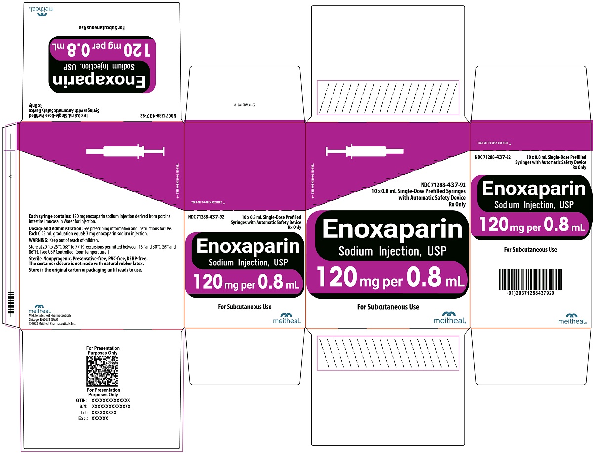 Principal Display Panel – Enoxaparin Sodium Injection, USP 120 mg Carton