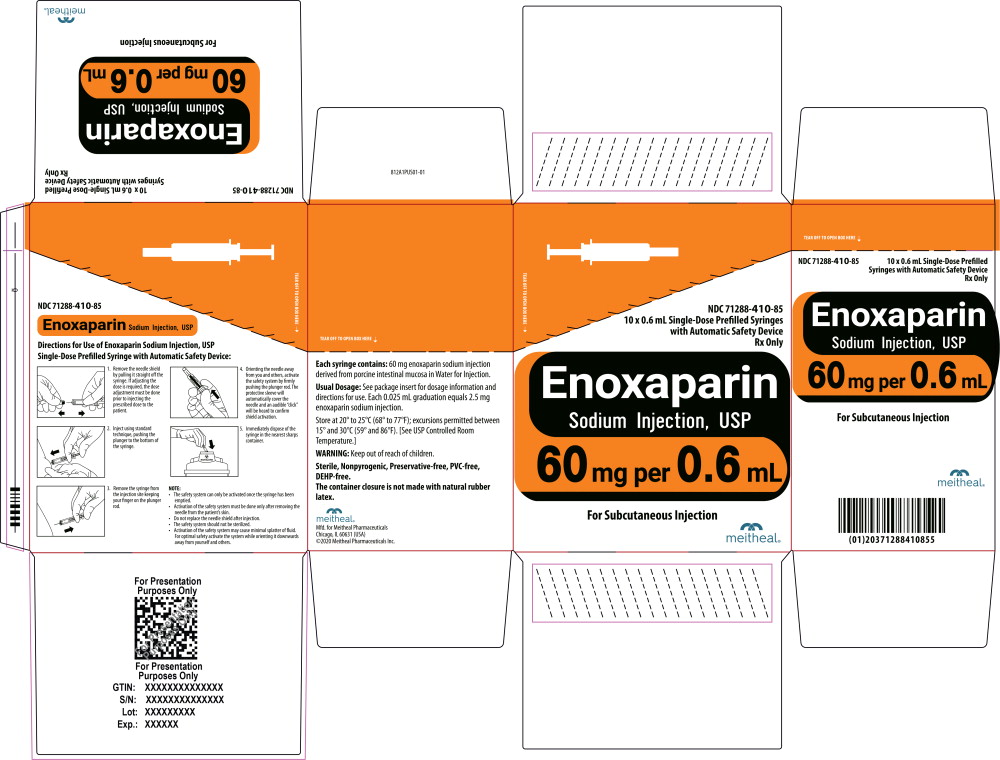 Principal Display Panel – Enoxaparin Sodium Injection, USP 60 mg CartonPrincipal Display Panel – Enoxaparin Sodium Injection, USP 60 mg Carton