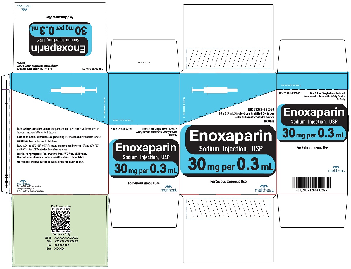 Principal Display Panel – Enoxaparin Sodium Injection, USP 30 mg Carton