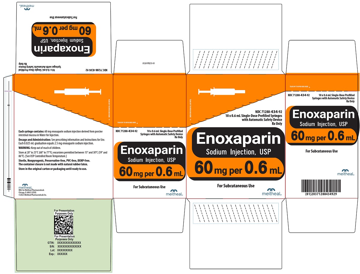 Principal Display Panel – Enoxaparin Sodium Injection, USP 60 mg Carton