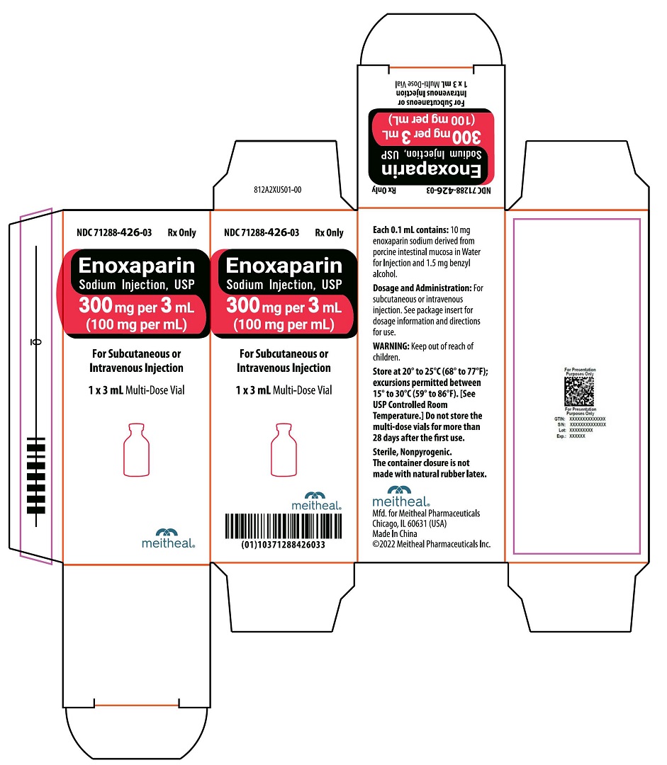 Principal Display Panel – Enoxaparin Sodium Injection, USP 3 mL Carton