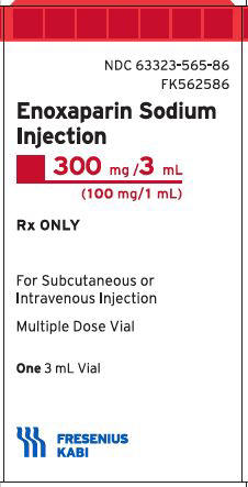 PRINCIPAL DISPLAY PANEL - 300 mg/3 mL Vial Carton
