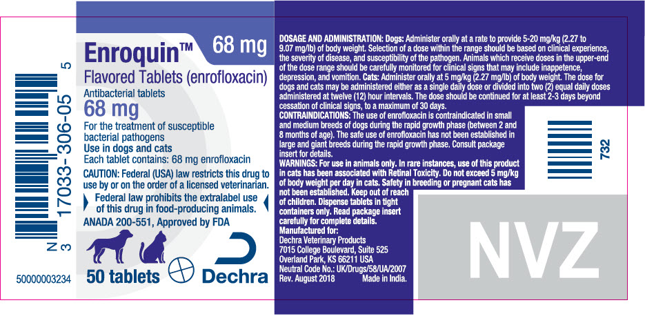 PRINCIPAL DISPLAY PANEL - 68 mg Tablet Bottle Label