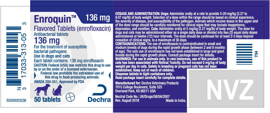 PRINCIPAL DISPLAY PANEL - 136 mg Tablet Bottle Label