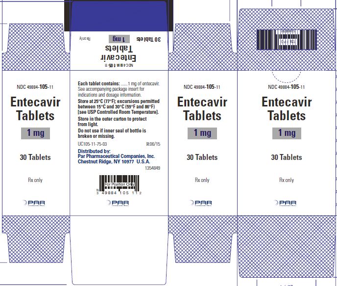 Entecavir Tablets 1 mg carton