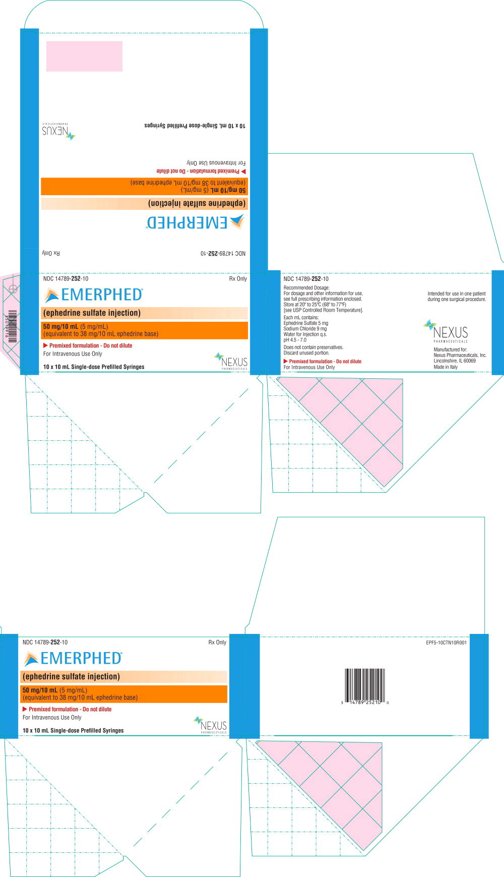 Principal Display Panel – 25 mg/5 mL Carton Label
