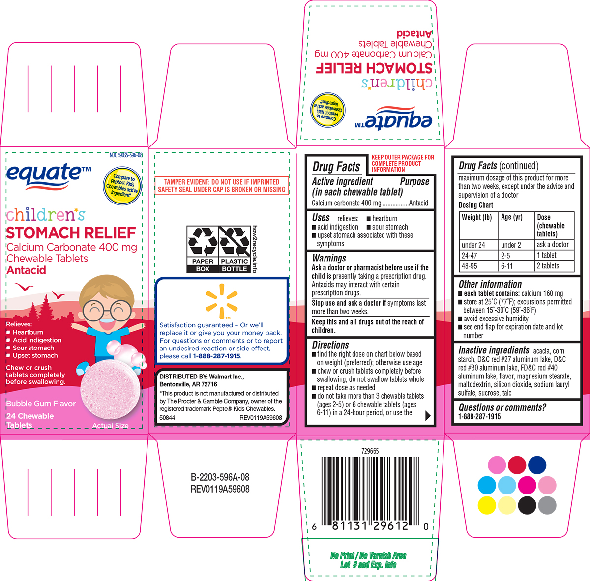 Childrens Stomach Relief | Calcium Carbonate Tablet, Chewable Breastfeeding