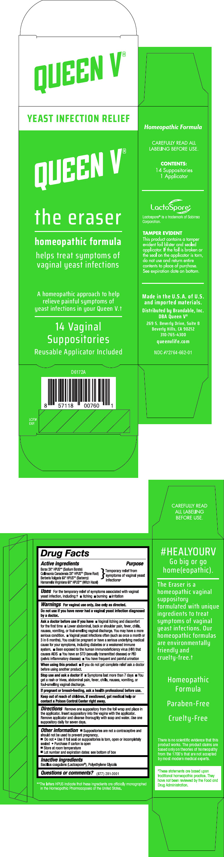 PRINCIPAL DISPLAY PANEL - 14 Vaginal Suppositories Carton