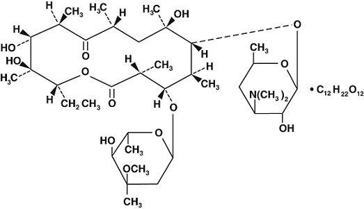 Erythrocin Lactobionate structural formula
