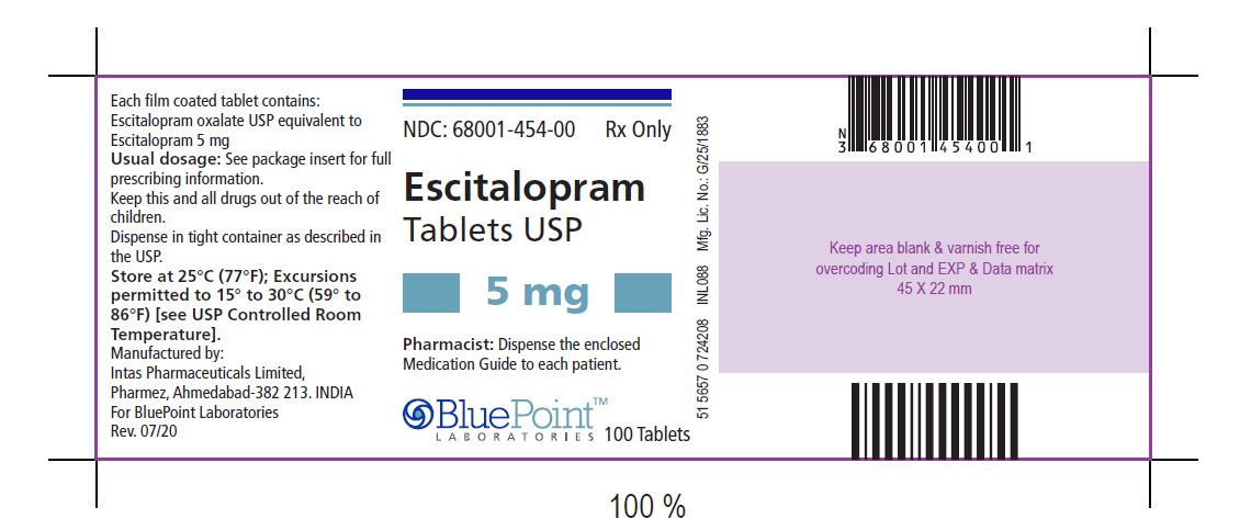 Escitalopram 5mg 100 Tablets