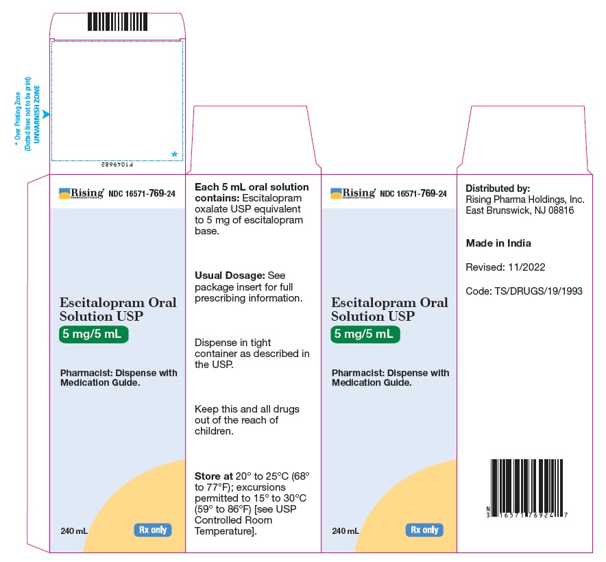 PACKAGE LABEL-PRINCIPAL DISPLAY PANEL - 5 mg/5 mL (240 mL Carton Label)