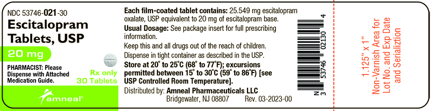 20 mg 30 ct label