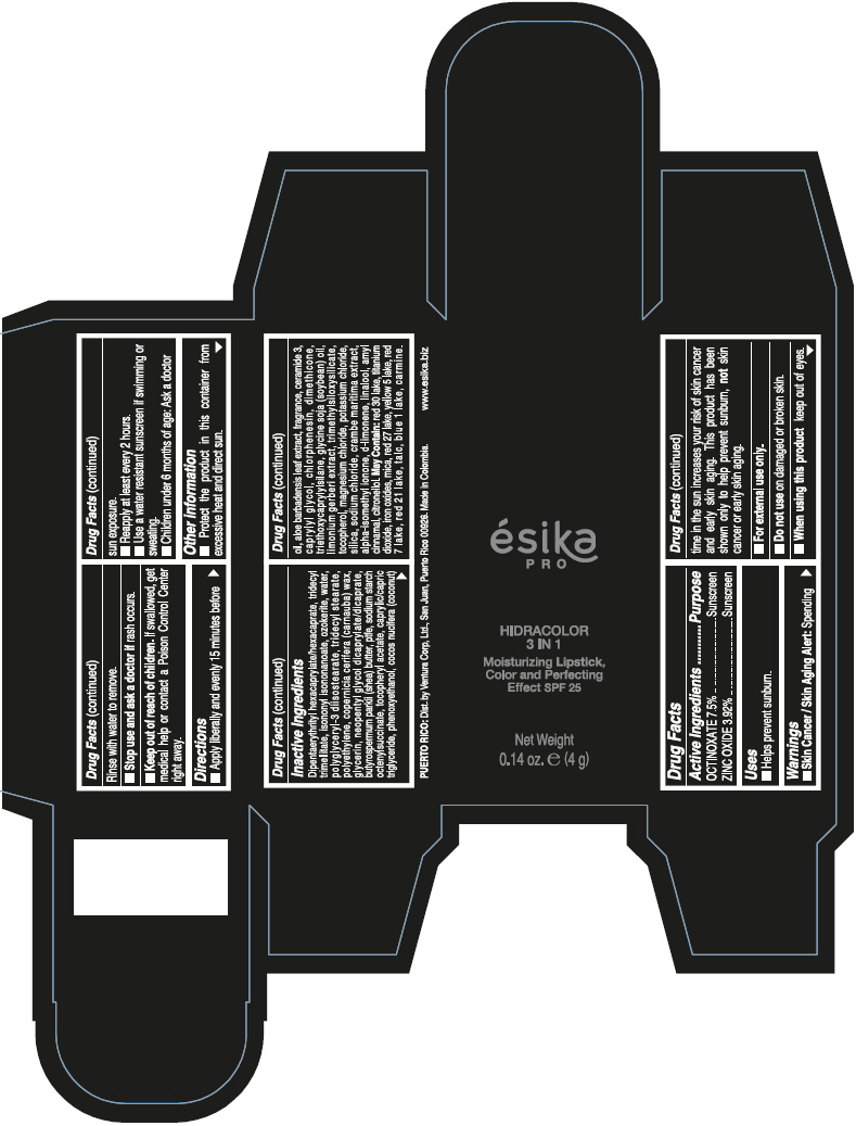 PRINCIPAL DISPLAY PANEL - 4 g Tube Box - (ROJO ESIKA) - RED