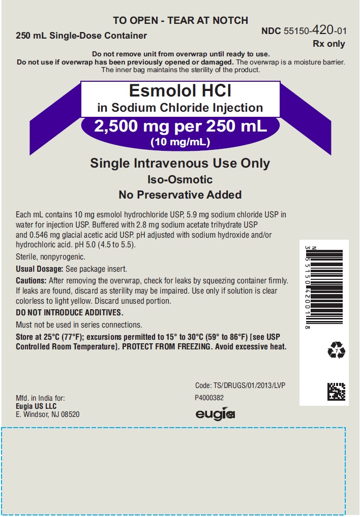 PACKAGE LABEL PRINCIPAL DISPLAY PANEL - 2,500 mg per 250 mL (10 mg/mL) - Infusion Bag Label
