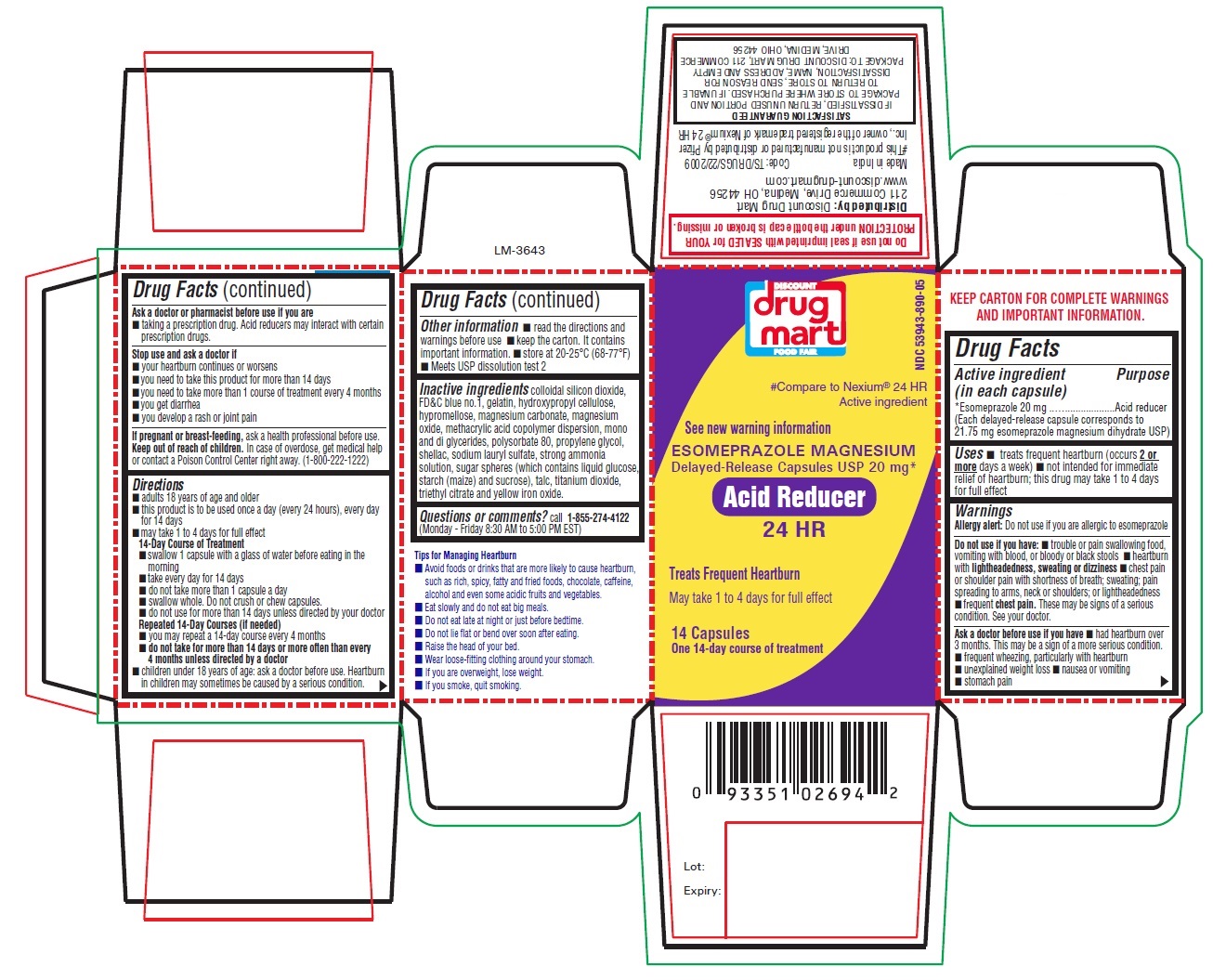 PACKAGE LABEL-PRINCIPAL DISPLAY PANEL - 20 mg (14 Capsules Container Carton)