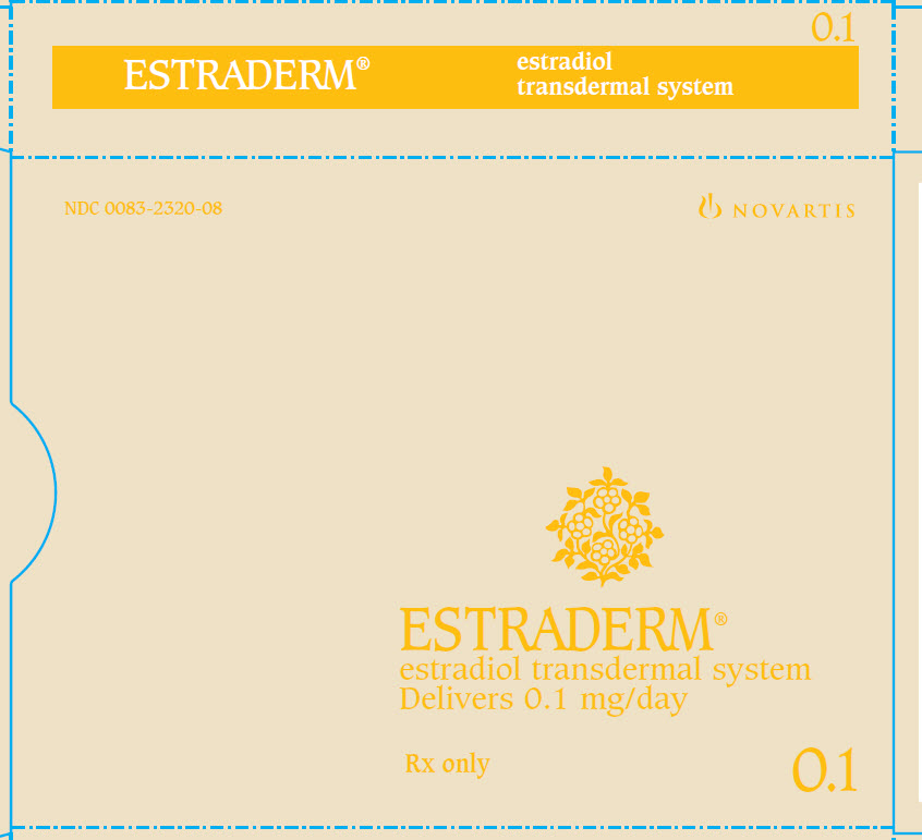 ESTRADERM 0.1 package label