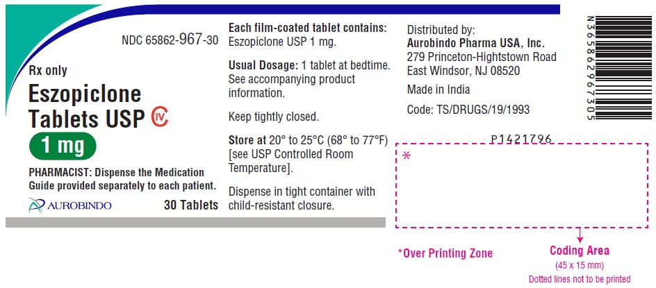 PACKAGE LABEL-PRINCIPAL DISPLAY PANEL -1 mg (30 Tablets Bottle)