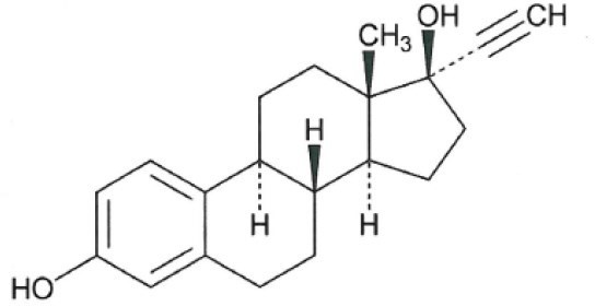 Ethinyl Estradiol Structure