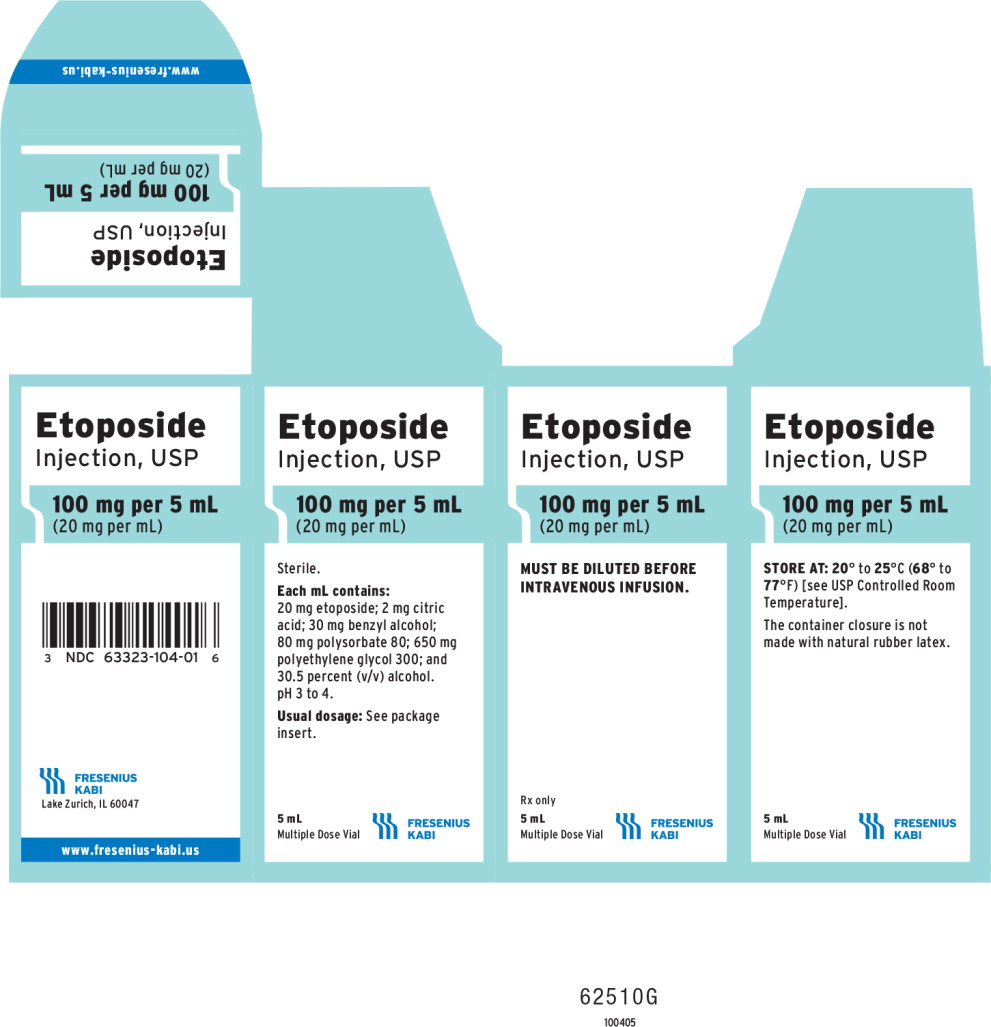PACKAGE LABEL - PRINCIPAL DISPLAY - Etoposide 5 mL Multiple Dose Vial Carton Panel
