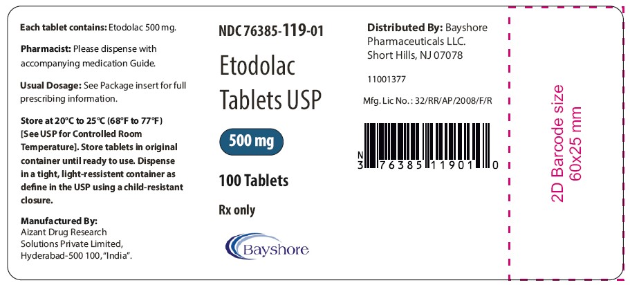 PRINCIPAL DISPLAY PANEL 500 mg Container Label