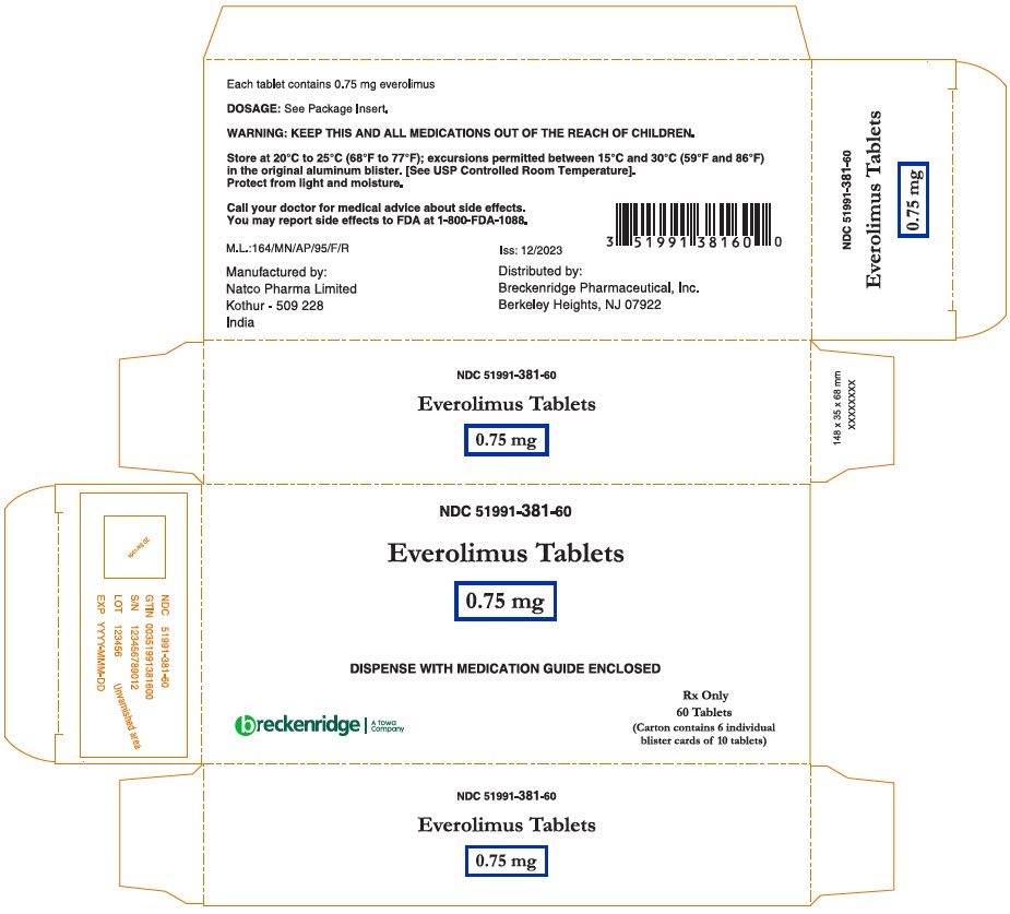 PRINCIPAL DISPLAY PANEL - 0.75 mg Tablet Blister Card Carton