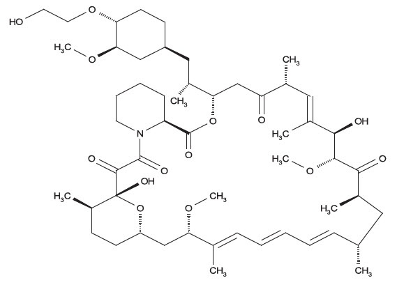 everolimus chemical structure