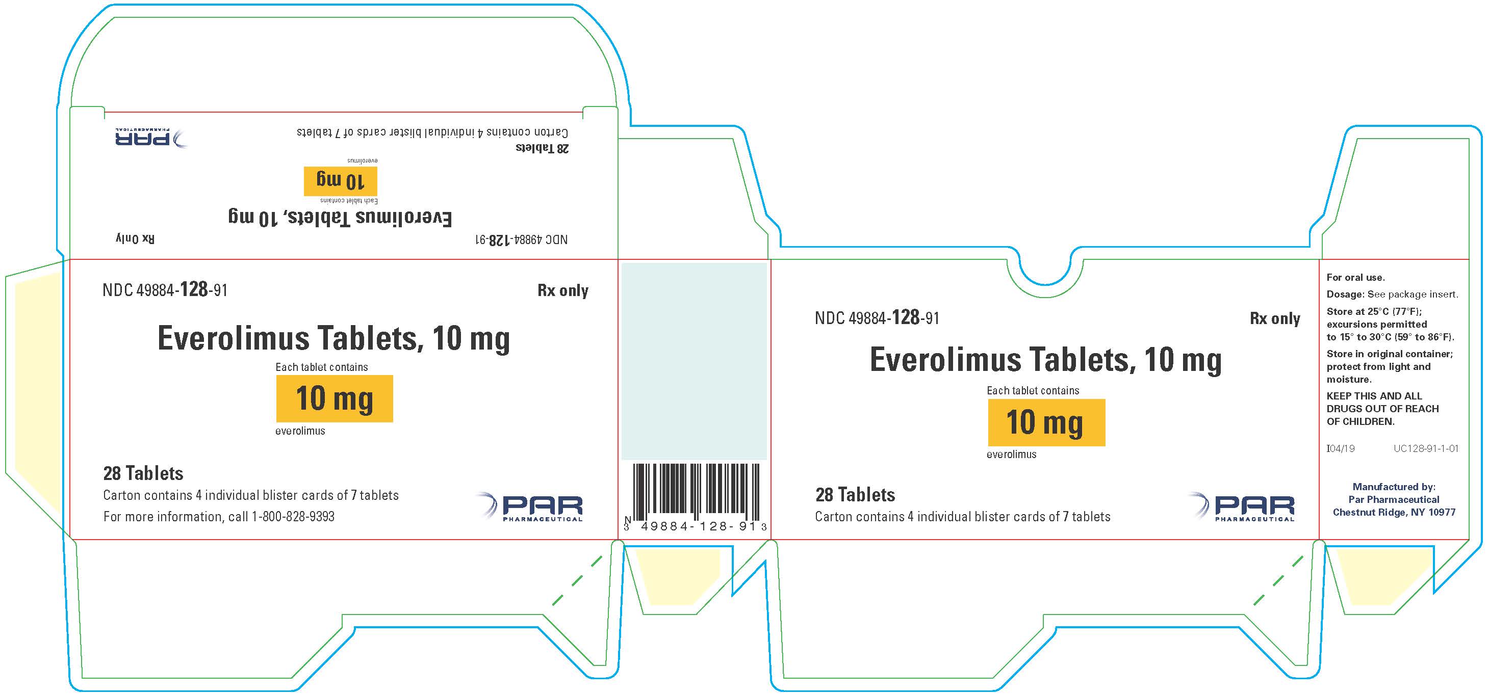 10 mg Carton Label
