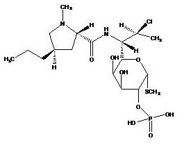 Clindamycin phosphate chemical structure
