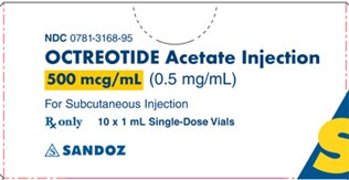 Octreotide Acetate Injection 500 mcg/mL Label