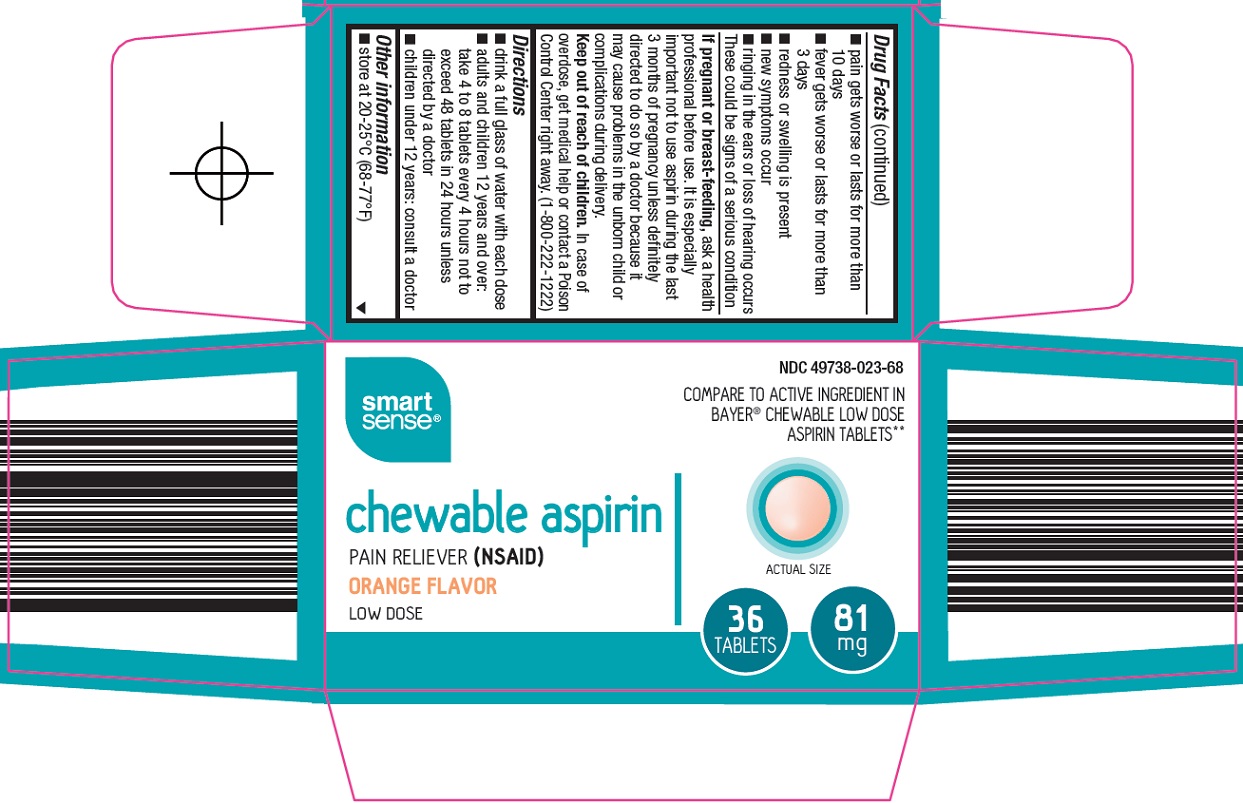 Smart Sense Chewable Aspirin Image 1