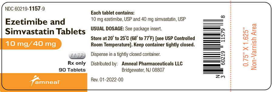 10mg/40mg 90 count label