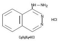 Chemical Structure- Hydralazine Hydrochloride