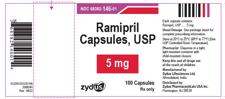 Ramipril Capsules, 5 mg