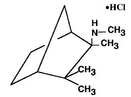 Mecamylamine HCL Structural Formula