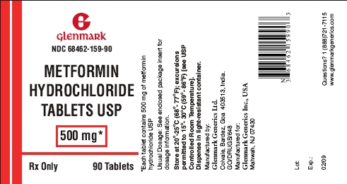Metformin HCL 500 mg Label