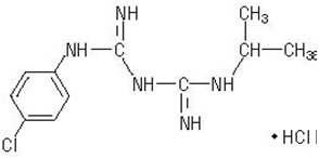 Proguanil HCL Chemical Structure