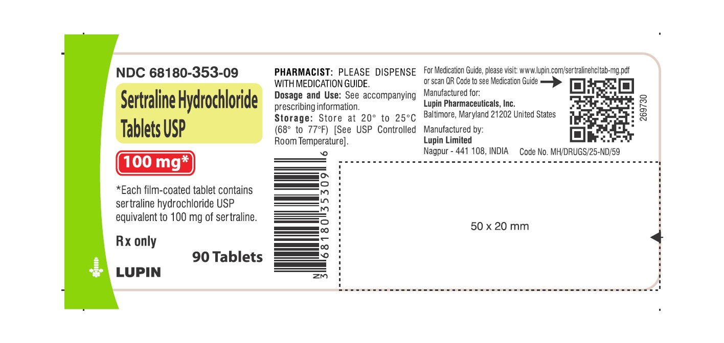 Container Label- 100 mg-90 Tablets