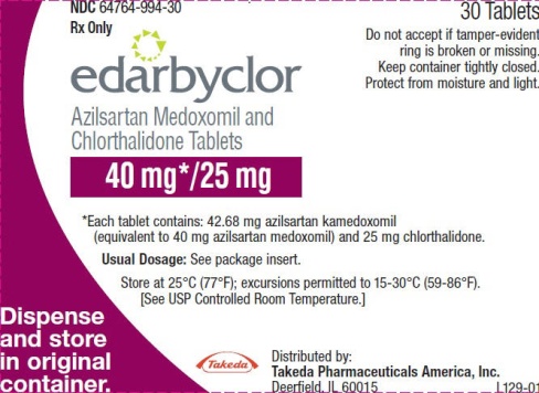 Principal Display Panel - 40 mg*/25 mg Tablet Bottle Label