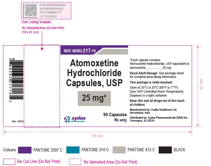 Atomoxetine 25 mg