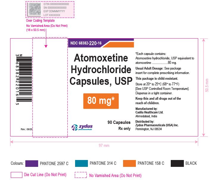Atomoxetine 80 mg