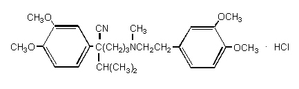 Verapamil Hydrocloride Structural Formula