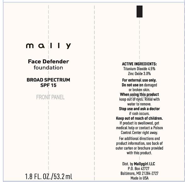 Mally Face Defender Foundation | Titanium Dioxide, Zinc Oxide Cream Breastfeeding