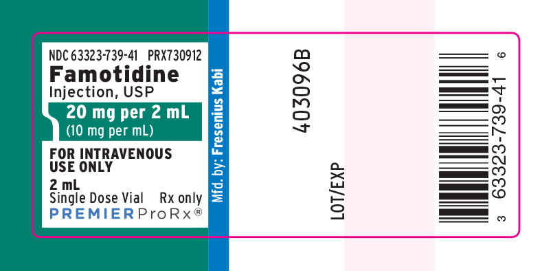 PACKAGE LABEL - PRINCIPAL DISPLAY - Famotidine 2 mL Single Dose Vial Label
