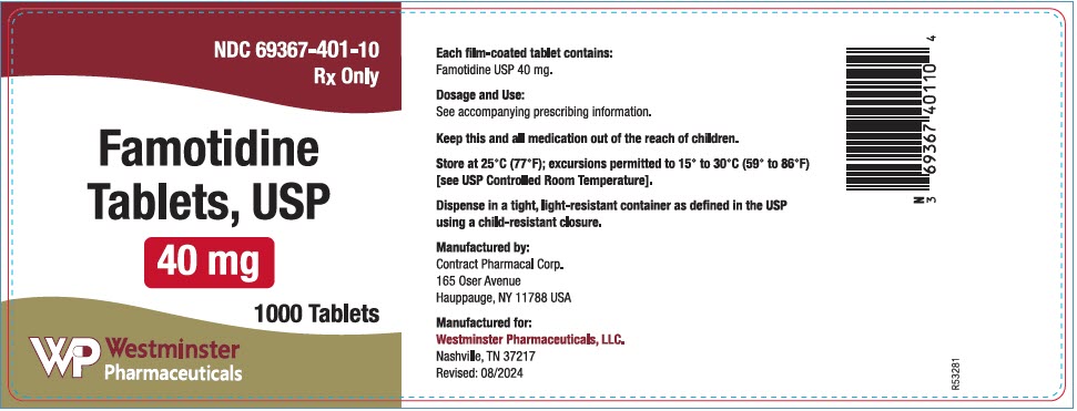 PRINCIPAL DISPLAY PANEL - 40 mg Tablet Bottle Label