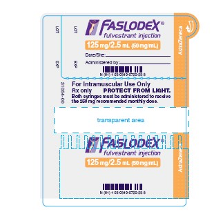 FASLODEX 2.5 mL (125 mg) syringe label