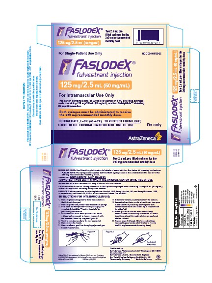 Carton for FASLODEX 125 mg x 2 syringes 